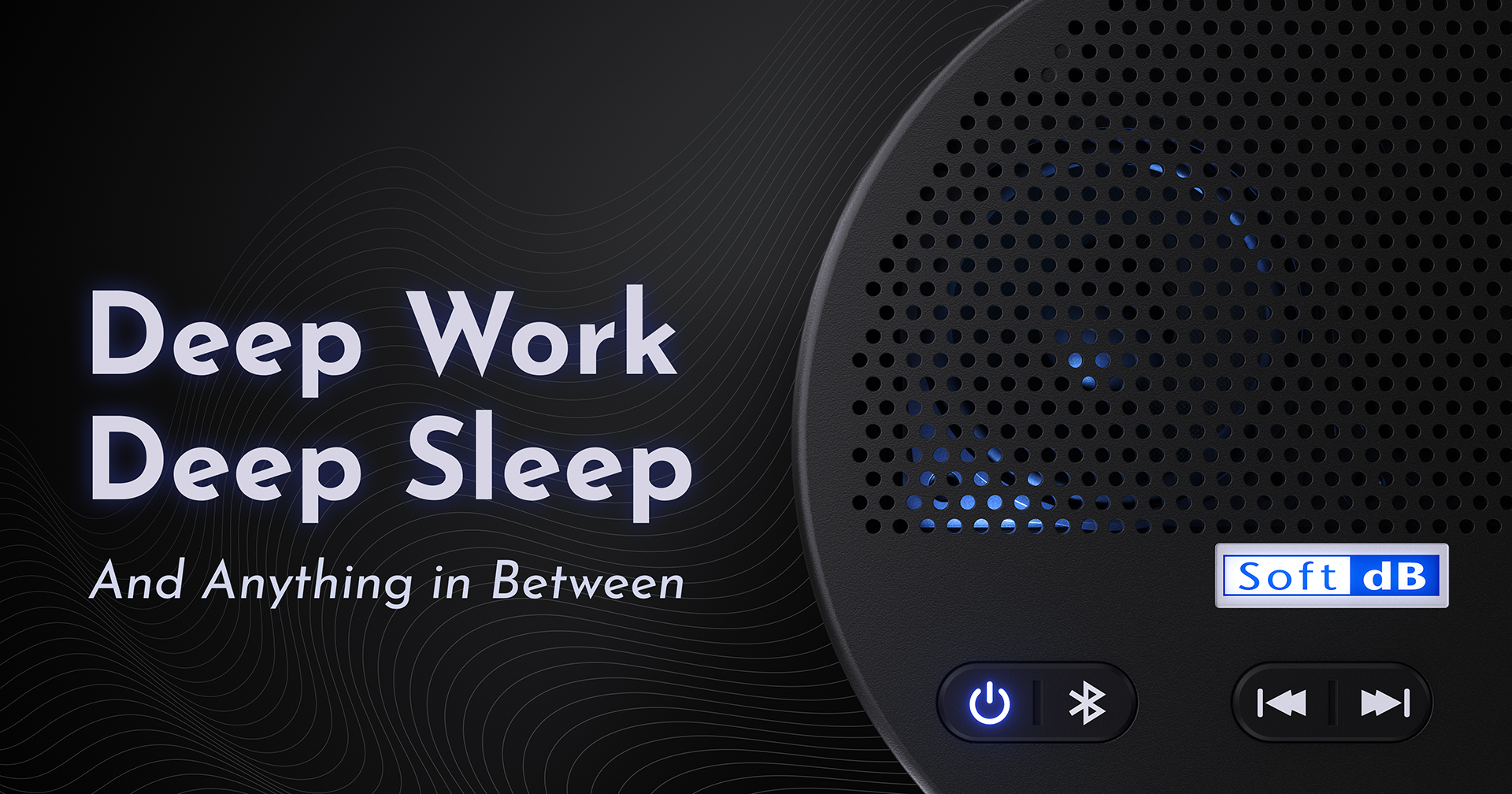 Sound Machine & Wireless Bluetooth Speaker Combined Soft dB