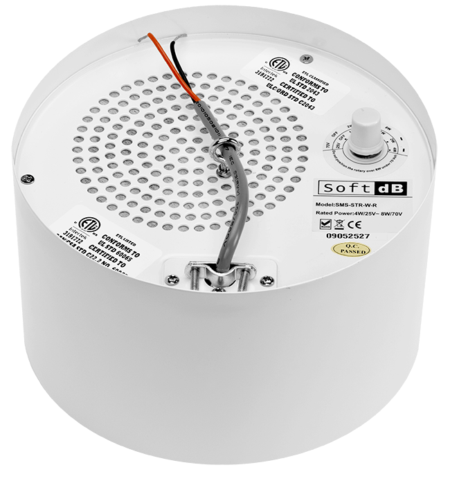 Livlig sammenhængende Vind Sound Masking Speakers for All Office Types | Soft dB