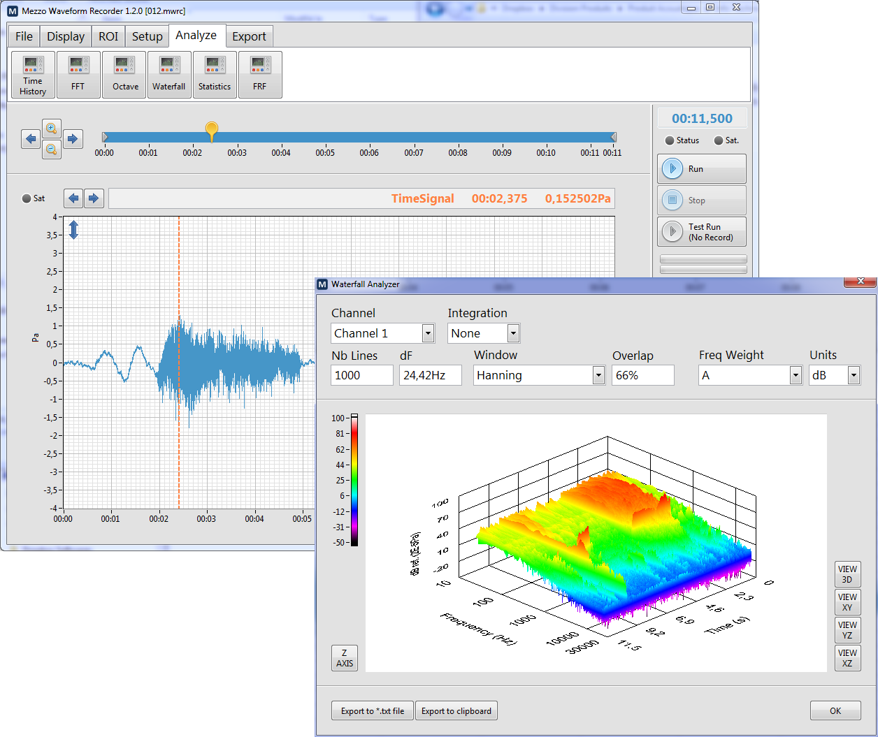 MEZZO waveform recorder